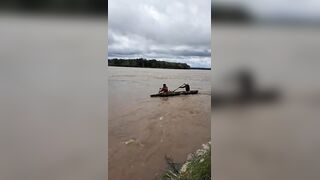 Upper Amazon: Huallaga River flooding causes shipwreck and missing farmer