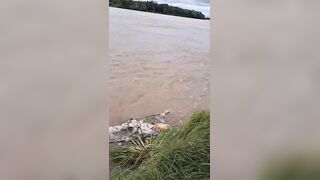 Upper Amazon: Huallaga River flooding causes shipwreck and missing farmer