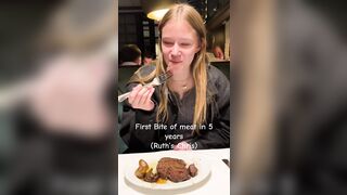 What a Reaction: Vegan Eats Meat for the First Time in 5yrs.