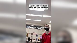 Karen is Upset because a CVS Employee called Police on 2 Black Shoplifters
