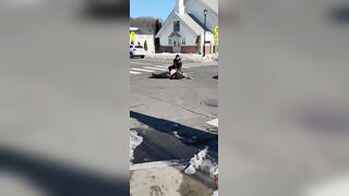 Warning Graphic: Man carrying knife shot by Hartford police officer