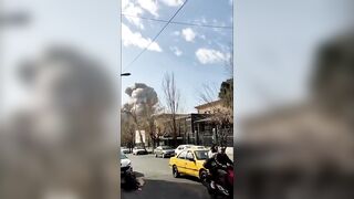 US air force continue bombing Tehran, Iran