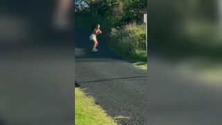 Girl just Wanted to Show You her Skateboarding Talent