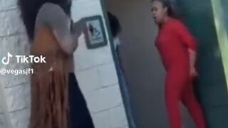 Burley Dude in a Dress who Looks Like Michael Obama Confronted by Real Woman for Using Ladies Room