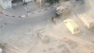 Hamas releases a Video showing a Drone dropping Bombs on Israeli Soldiers