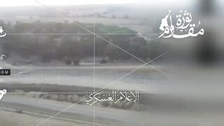 Hamas Releases new Video showing them Destroying an Israeli Tank near the Border