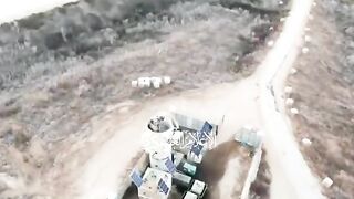 Advanced Drone is shown "Placing" a Bomb on a Israeli Sentry