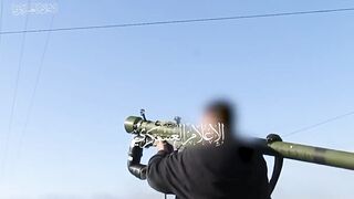 Hamas Publishes footage of them targeting Regime Aircraft with Surface-to-Air Missile