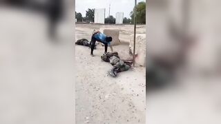 NEW: Graphic Video shows Palestinian Soldiers Desecrating Israeli Soldiers