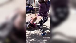 Redhead not Fighting Back gets Beat Up Twice....Wait for It