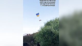 The Moment the Rave Massacre Began..First Terrorist Landing on Paraglider