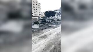 Palestinian Girl shows the Complete Destruction of her neighborhoods in Gaza
