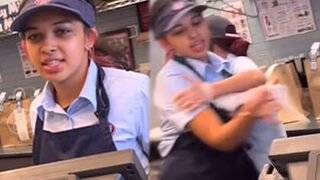 Woman asked Fast Food Worker to Wear Gloves...This is How it Went. (Whos' Wrong Here? My Take in Description)