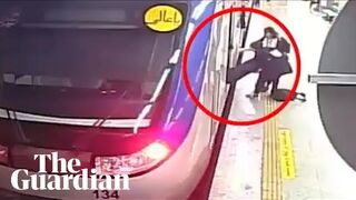 16 Year Old Iranian girl in coma after boarding train without hijab..See Description