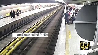 16 Year Old Iranian girl in coma after boarding train without hijab..See Description