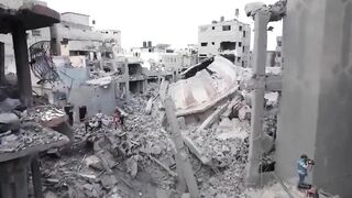 Just a Big Hole: Newly Released Drone Footage showing the Devastation in Gaza