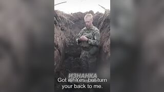 Ukrainian kid in the Army learns to Throw his First Grenade