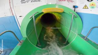 Curvy Waterslide.... Would you do it? ???? Wait for Her