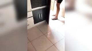Man Catches Wife with another Man at Home..All Buttons on her Pants are open