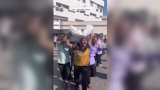 Outside of Al-Shifa Hospital, the Largest in Gaza, Dead Bodies Everywhere