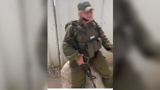 Preparations for the “invasion of Gaza” are Underway says this Blonde IDF Soldier