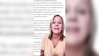 Soldiers are being told they are fighting to bring in the coming of Christ