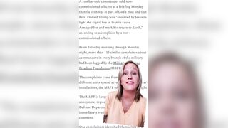 Soldiers are being told they are fighting to bring in the coming of Christ