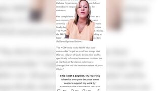 Soldiers are being told they are fighting to bring in the coming of Christ