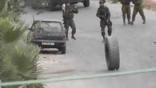 IDF Solider vs. Tire