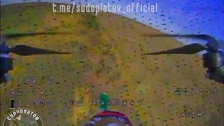 Ukrainians caught trying to Dig in are Hit directly by a Russian FVP drone