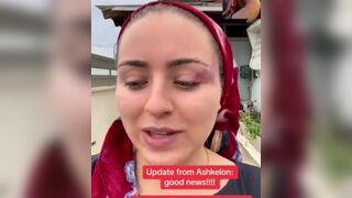 Israeli Girl couldn't be Happier about Blowing Hamas off the Earth