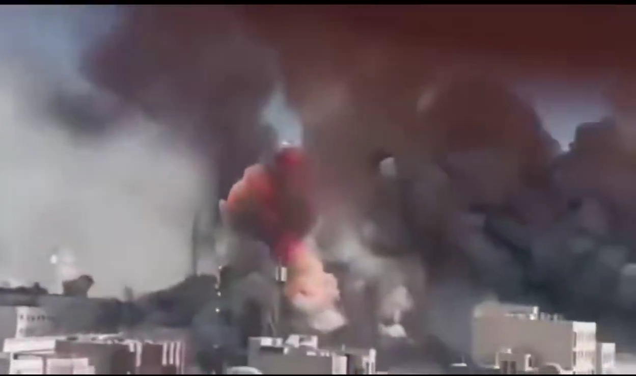 Incredible scenes out of Tehran. March 4, the US began dropping 2000 pound bombs