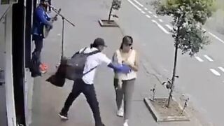 Woke City Sicko Who Stabs Women with a Syringe Gets some Instant Justice.