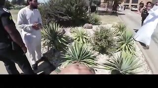 Texas Iman got very angry when he saw a fellow Muslim talking to a Christian preache