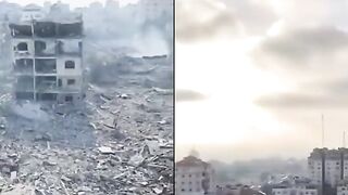 Oct 17th 2023..Gaza Before and After