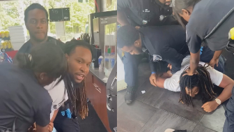 It makes no sense to wrestle and tussle with the police