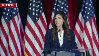 Kristi Noem wasn’t just fired. Kristi Noem was fired as she was speaking live in Nashville