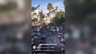 FALSE FLAG: Daylight Video of 'Hospital' Being Hit Looks More like the Parking Lot Took the Hit with NO Crater.