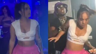 She is definitely not taking it easy