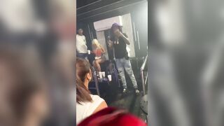 She is definitely not taking it easy