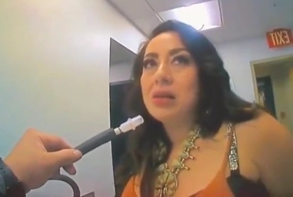 Woman fail police breathalyzer test