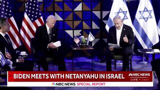 BREAKING: Biden meets with Netanyahu during Israel visit. Says 'Americans are worried':