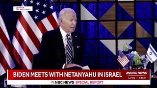 BREAKING: Biden meets with Netanyahu during Israel visit. Says 'Americans are worried':