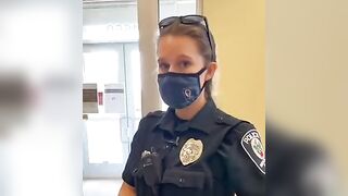 Lady Stands Her Ground at Bank against Mask Wearing Teller.