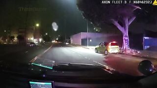 Female LAPD Officer Gets Demolished by a Drunk Driver While Walking Down Street.