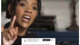 Do you agree with Candice Candace Owens is telling Americans in the military to immediately leave and telling anyone thinking of joining not to join the U.S. military