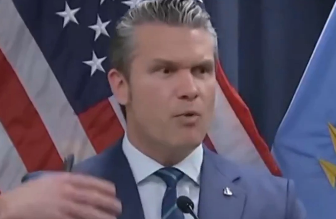 US Secretary for War Pete Hegseth thanks UK for letting America bomb Iran.