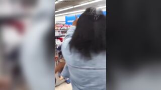 Crazy brawl Breaks out in a store
