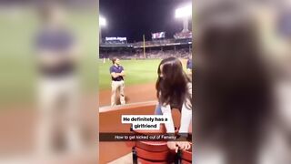 This is One way to Get Kicked out of a Baseball Game