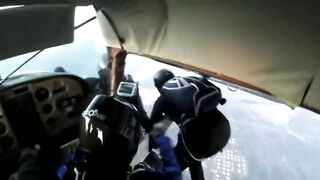 Not Good: 2 Planes Crash in the Air while Skydiving